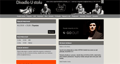 Desktop Screenshot of divadloustolu.cz