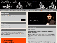 Tablet Screenshot of divadloustolu.cz